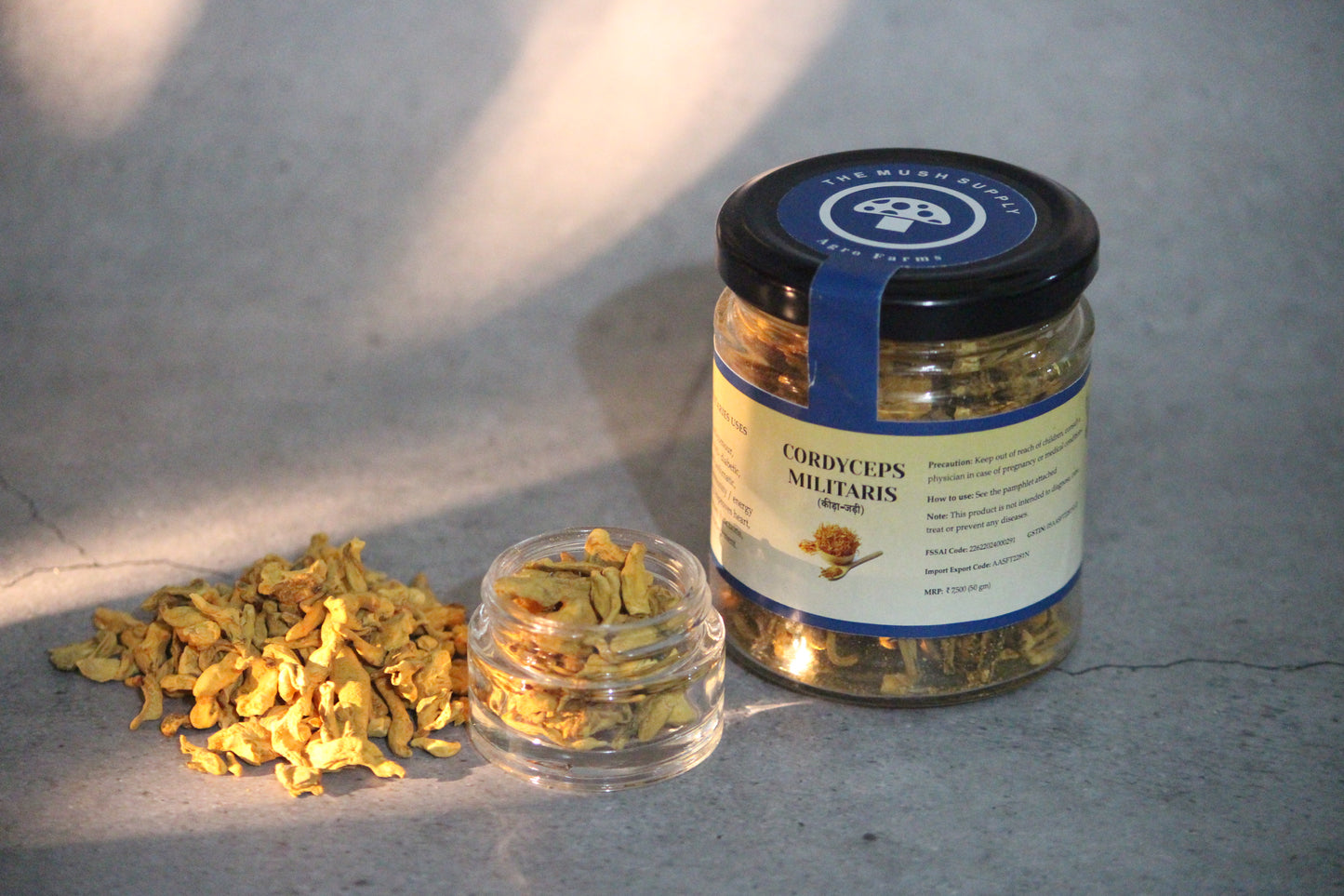 Cordyceps Militaris(KeedaJadi) Mushrooms (Starter - 7gm pack)