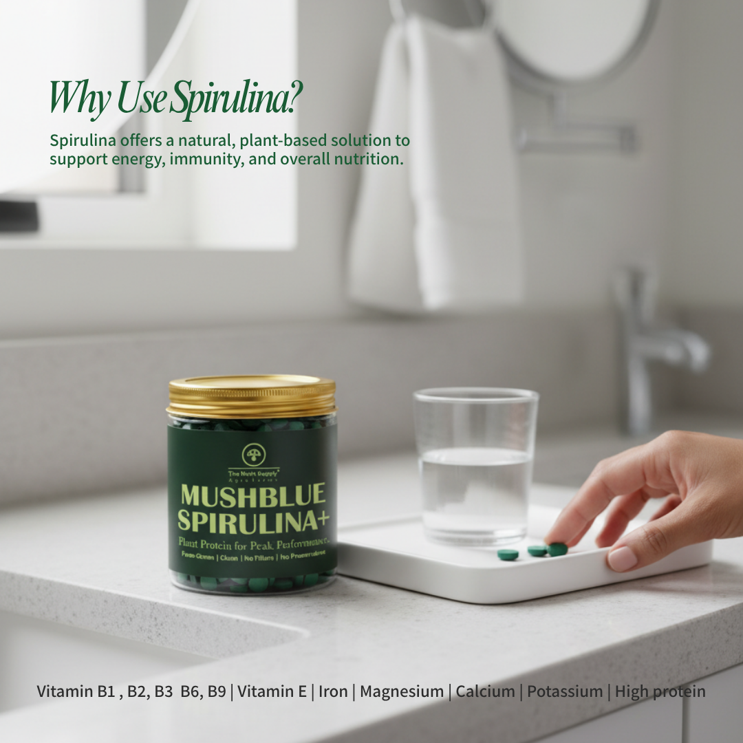 Spirulina+ Tablets - 120 Tablets (500 mg each)