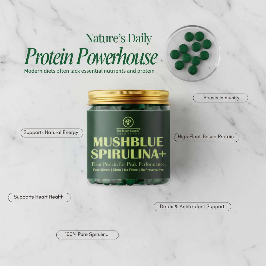Spirulina+ Tablets - 120 Tablets (500 mg each)