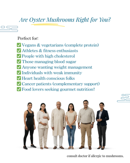 Sun Dried Oyster Mushrooms