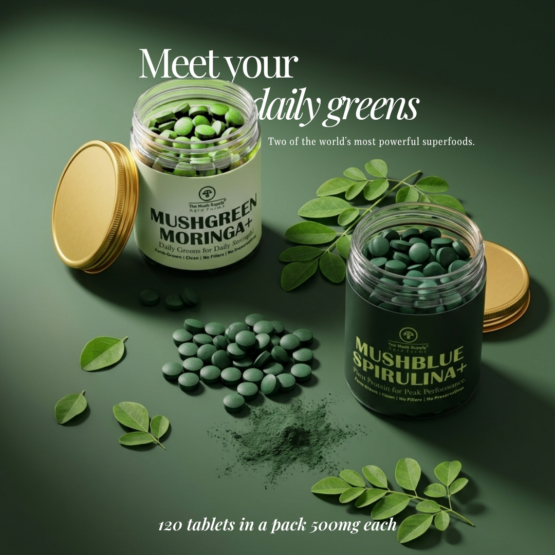 Spirulina+ Tablets - 120 Tablets (500 mg each)