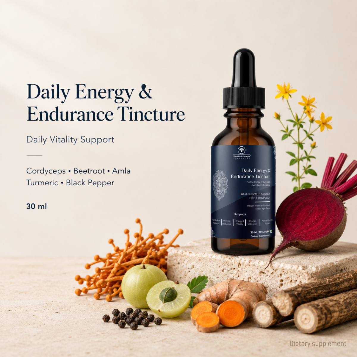 Daily Energy & Endurance Tincture – Natural Vitality & Stamina Support