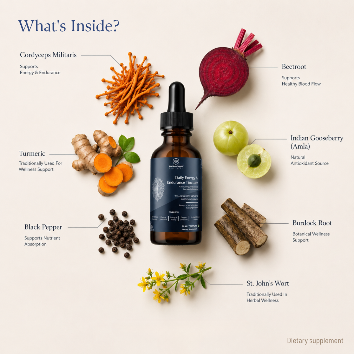 Daily Energy & Endurance Tincture – Natural Vitality & Stamina Support