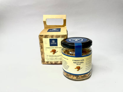 Cordyceps Militaris (KeedaJadi) Mushrooms (Pure fruiting body- 50gm)