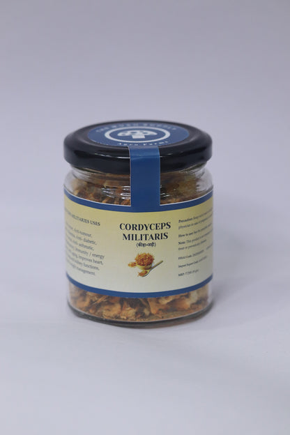 Cordyceps Militaris (KeedaJadi) Mushrooms (Pure fruiting body- 50gm)