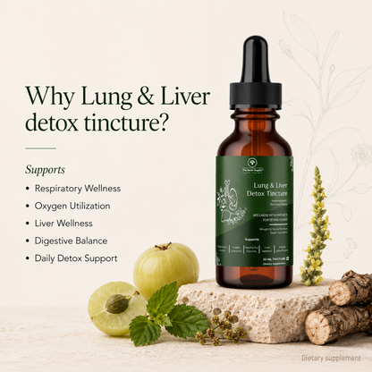 Lung & Liver Detox Tincture – Natural Respiratory & Liver Support