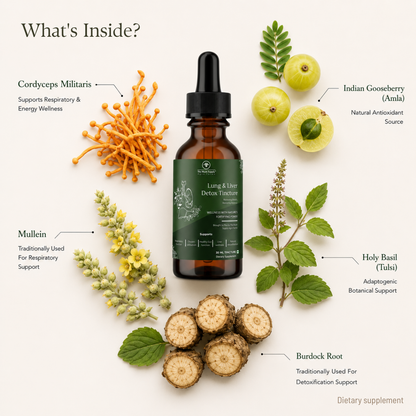 Lung & Liver Detox Tincture – Natural Respiratory & Liver Support