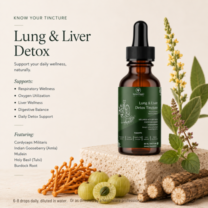 Lung & Liver Detox Tincture – Natural Respiratory & Liver Support